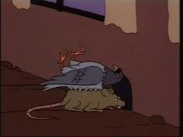 Okay, lets just take one more second to appreciate the pigeon rat,