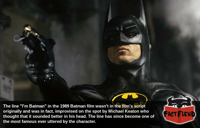 Michael Keaton came up with Batman's best line - Fact Fiend